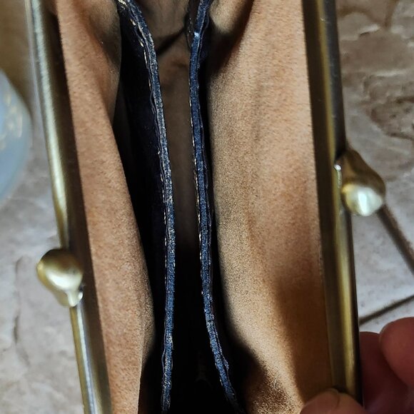 Patricia Nash Coin Purse Card Holder Wallet in Brown Floral Print Leather - Picture 3 of 4